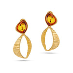 Load image into Gallery viewer, Goldie Locks Honey Earrings