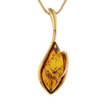 Load image into Gallery viewer, Golden Storm Honey Pendant