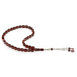 Load image into Gallery viewer, Caribbean Cherry Amber 33 Beads Rosary Diamond Cut 1