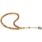 Load image into Gallery viewer, Caribbean Honey Amber 33 Beads Rosary Diamond Cut 2