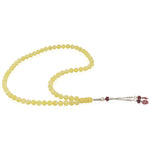 Load image into Gallery viewer, Baltic White Amber 66 Beads Rosary Round Cut