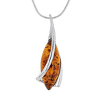 Load image into Gallery viewer, Silver Lining Honey Pendant