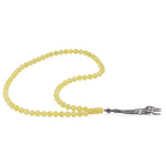 Load image into Gallery viewer, Baltic White Amber 66 Beads Rosary Round Cut