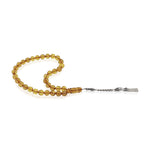 Load image into Gallery viewer, Baltic Honey Amber 33 Beads Rosary Round Cut Faceted 2
