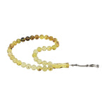 Load image into Gallery viewer, Caribbean Insect Amber 33 Beads Rosary Round Cut
