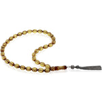 Load image into Gallery viewer, 99 Asmaa Allah Al Husna Honey Amber 33 Beads Rosary