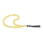 Load image into Gallery viewer, Baltic White Amber 33 Beads Rosary Round Cut