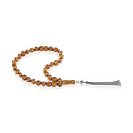 Load image into Gallery viewer, Caribbean Honey Amber 33 Beads Rosary Diamond Cut 3
