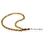 Load image into Gallery viewer, 99 Asmaa Allah Al Husna Honey Amber 33 Beads Rosary
