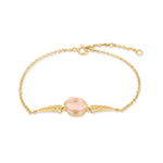 Load image into Gallery viewer, Frozen Lake Square Cut Pink Bracelet