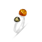 Load image into Gallery viewer, Silver Arch Honey Ring
