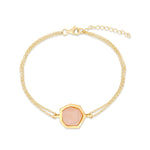 Load image into Gallery viewer, Raw Cut Hazy Pink Bracelet