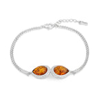 Load image into Gallery viewer, Silver Web Honey Bracelet