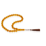 Load image into Gallery viewer, Baltic Honey Amber 33 Beads Rosary Round Cut 1
