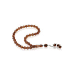 Load image into Gallery viewer, Baltic Honey Amber 33 Beads Rosary Round Cut Faceted 1