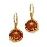 Load image into Gallery viewer, Butterfly Amulette Cognac Earrings - Koraba