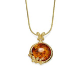 Load image into Gallery viewer, Butterfly Amulette Cognac Pendant - Koraba