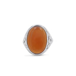 Load image into Gallery viewer, Cliff Oval Carnelian Ring - Koraba
