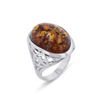 Load image into Gallery viewer, Cliff Oval Cognac Ring - Koraba