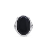 Load image into Gallery viewer, Cliff Oval Onyx Ring - Koraba
