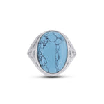 Load image into Gallery viewer, Cliff Oval Turquoise Ring - Koraba