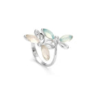 Load image into Gallery viewer, Dragon Fly Pink & Aqua Ring - Koraba