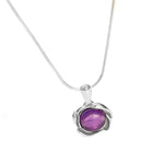 Load image into Gallery viewer, Eye of the Storm Purple Pendant - Koraba