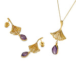 Load image into Gallery viewer, Ginko Purple Pendant - Koraba
