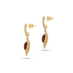 Load image into Gallery viewer, Goddess of Zircons Cherry Earrings - Koraba
