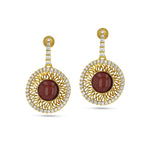 Load image into Gallery viewer, Goddess of Zircons Cherry Earrings - Koraba
