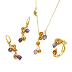 Load image into Gallery viewer, Golden Leaf Branch Purple Full Set - Koraba