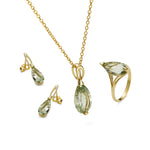 Load image into Gallery viewer, Green River Drop Cut Earrings - Koraba