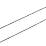 تحميل الصورة إلى عارض المعرض، Koraba Silver 925 Rhodium Plated CDN Chain - Koraba