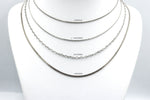 تحميل الصورة إلى عارض المعرض، Koraba Silver 925 Rhodium Plated CDN Chain - Koraba