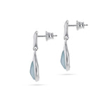 Load image into Gallery viewer, Morning Dew Pink & Aqua Earrings - Koraba