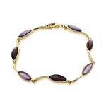 Load image into Gallery viewer, Morning Dew Purple & Cherry Bracelet - Koraba