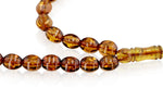 Load image into Gallery viewer, Natural Caribbean Amber Diamond Cut 4 Cognac 33 Rosary beads - Koraba