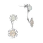 Load image into Gallery viewer, Poppy Pink & Blue Earrings - Koraba