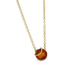 Load image into Gallery viewer, Raw Amulette Cognac Necklace - Koraba