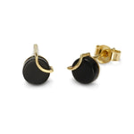 Load image into Gallery viewer, Raw Amulette Onyx Earrings - Koraba