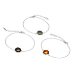 Load image into Gallery viewer, Round Amulette Cognac Bracelet - Koraba