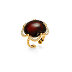 Load image into Gallery viewer, Sparkly Hibiscus Cherry Ring - Koraba
