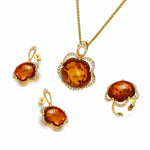 Load image into Gallery viewer, Sparkly Hibiscus Cognac Full Set - Koraba
