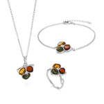 Load image into Gallery viewer, Trio Flower Necklace - Koraba