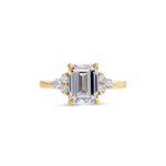 Load image into Gallery viewer, Birthstone Square Lab Grown Diamond Ring
