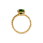 Load image into Gallery viewer, Birthstone Round Green Tourmaline Ring
