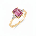 Load image into Gallery viewer, Birthstone Square Spinel Ring
