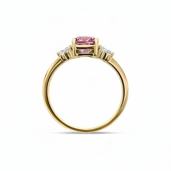Birthstone Square Spinel Ring