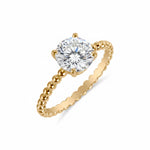 تحميل الصورة إلى عارض المعرض، Birthstone Round Lab Grown Diamond Ring
