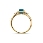 Load image into Gallery viewer, Birthstone Square Turquoise Ring
